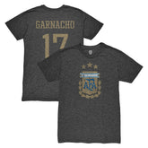 Alejandro Garnacho Argentina National Team 1863FC Player Vintage Tri-Blend T-Shirt