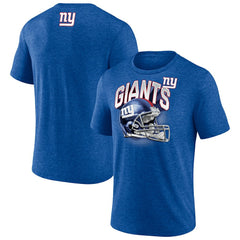 New York Giants Tri-Blend Helmet End Around T-Shirt | NFL Online