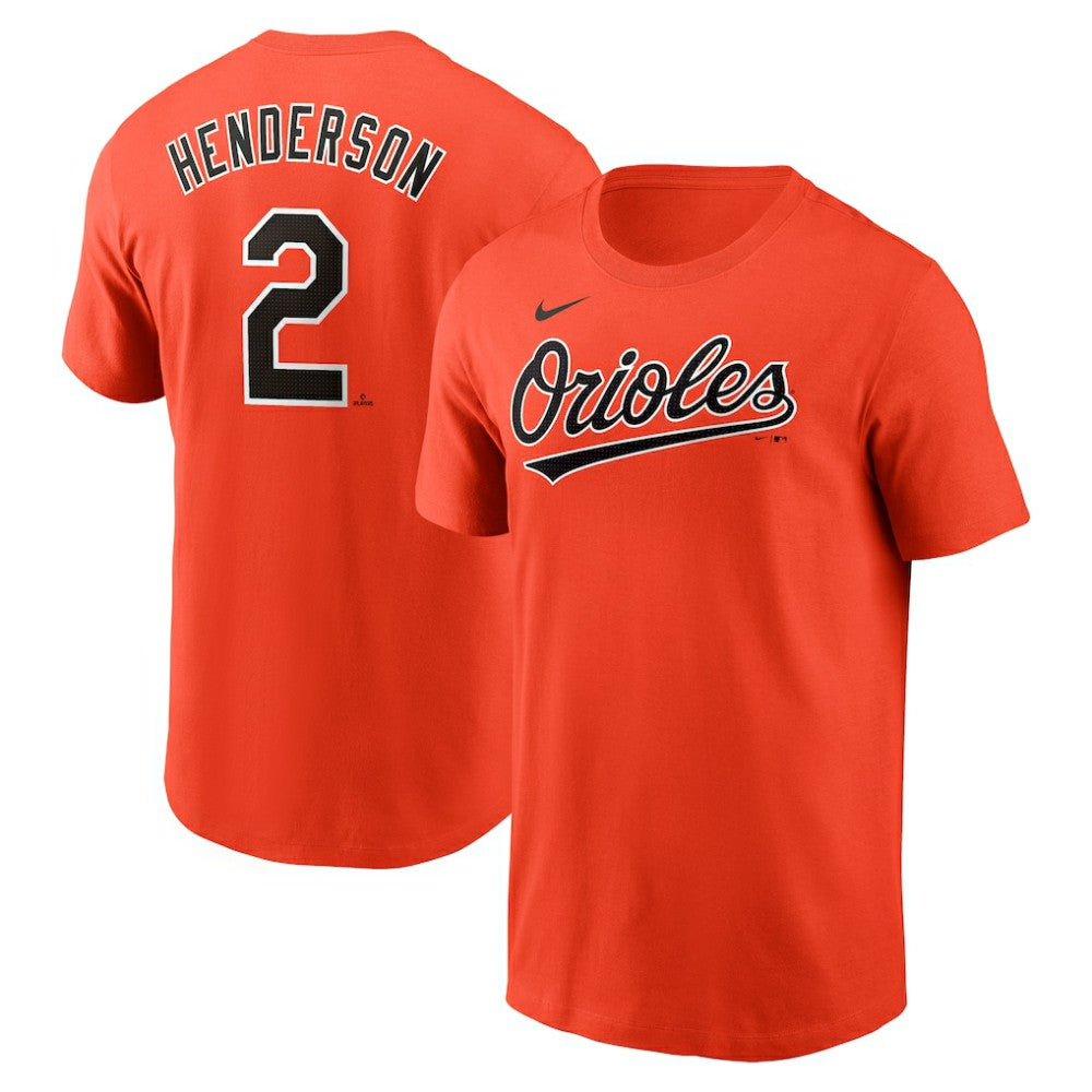 Gunnar Henderson Baltimore Orioles Nike Fuse Name & Number T-Shirt - MLB T-shirts