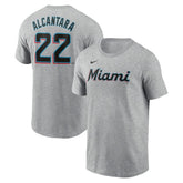 Sandy Alcantara Miami Marlins Nike Fuse Name & Number T-Shirt - MLB T-shirts