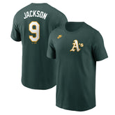 Reggie Jackson Athletics Nike Fuse Name & Number T-Shirt - MLB T-shirts