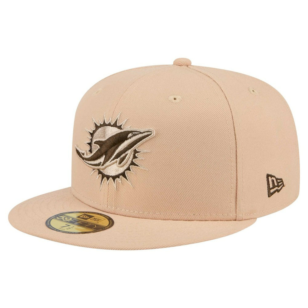 Miami Dolphins Candied Pecan 59FIFTY Fitted Hat | NFL Discount