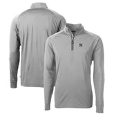 New York Yankees Cutter & Buck Big & Tall Adapt Eco Knit Stretch Recycled Quarter-Zip Pullover Top - MLB Pullover