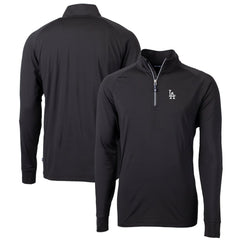 Los Angeles Dodgers Cutter & Buck Big & Tall Adapt Eco Knit Stretch Recycled Quarter-Zip Pullover Top - MLB Pullover