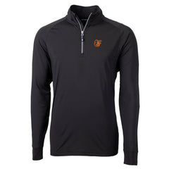 Baltimore Orioles Cutter & Buck Big & Tall Adapt Eco Knit Stretch Recycled Quarter-Zip Pullover Top - MLB Pullover