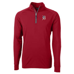 Detroit Tigers Cutter & Buck Patriotic Logo Adapt Eco Knit Stretch Recycled Quarter-Zip Pullover Top - MLB Pullover