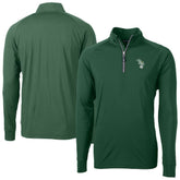 Athletics Cutter & Buck Stomper Adapt Eco Knit Stretch Recycled Quarter-Zip Pullover Top - MLB Pullover