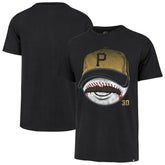 Paul Skenes Pittsburgh Pirates '47 Mustache Franklin T-Shirt - MLB T-shirts