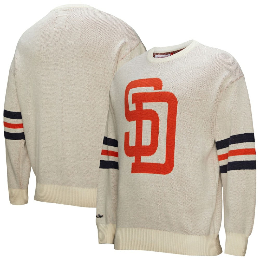 San Diego Padres Mitchell & Ness Retro Pullover Sweater - MLB Pullover