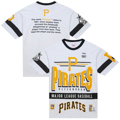 Pittsburgh Pirates Mitchell & Ness Cooperstown Collection Team Origins Premium T-Shirt - MLB T-shirts