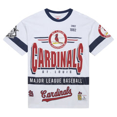 St. Louis Cardinals Mitchell & Ness Cooperstown Collection Team Origins Premium T-Shirt - MLB T-shirts