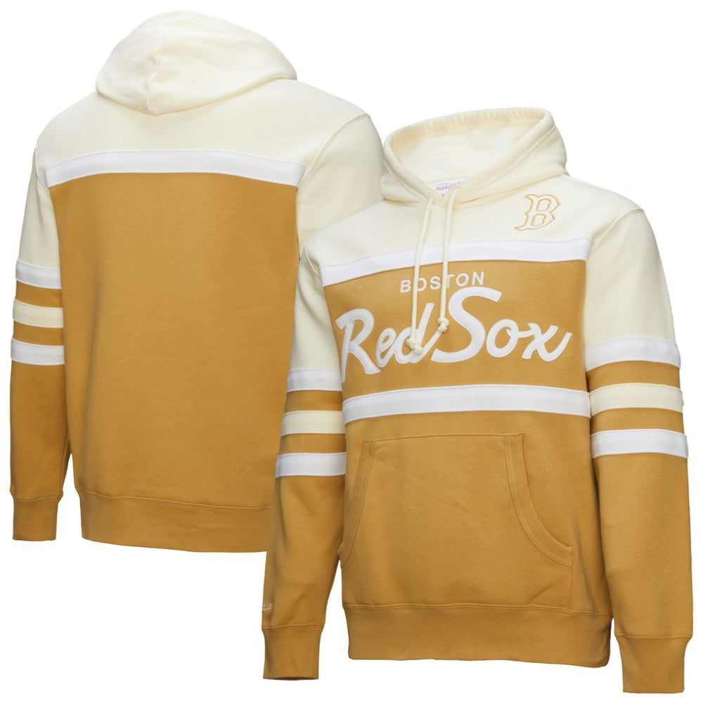 Boston Red Sox Mitchell & Ness Head Coach Pullover Hoodie - MLB Hoodies