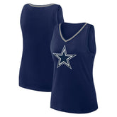 Dallas Cowboys Logo Athletic Women's Stellar Win V-Neck Tank Top | NFL On sale