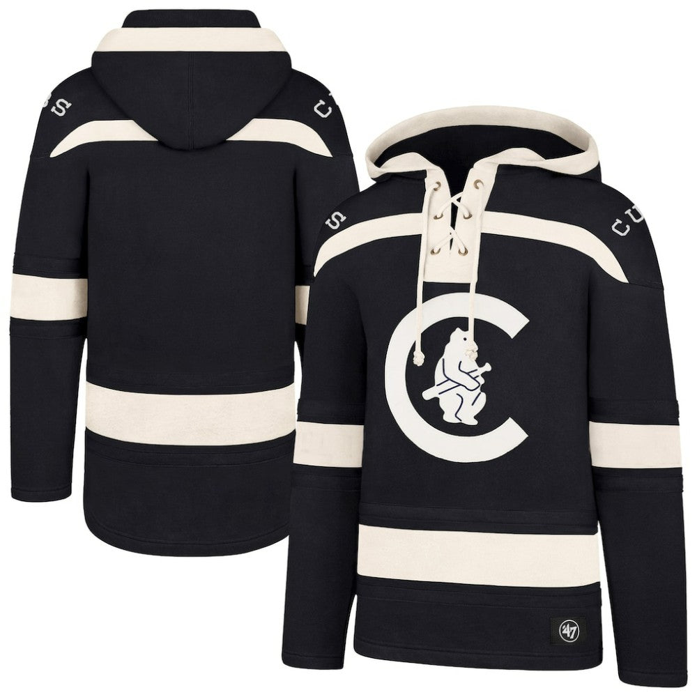 Chicago Cubs '47 Superior Lacer Pullover Hoodie - MLB Hoodies
