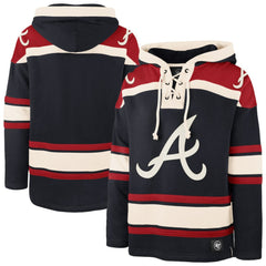Atlanta Braves '47 Superior Lacer Pullover Hoodie - MLB Hoodies