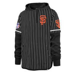 San Francisco Giants '47 Pinstripe Double Header Pullover Hoodie - MLB Hoodies