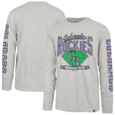 Colorado Rockies '47 Fair Ball Franklin Long Sleeve T-Shirt - MLB T-shirts