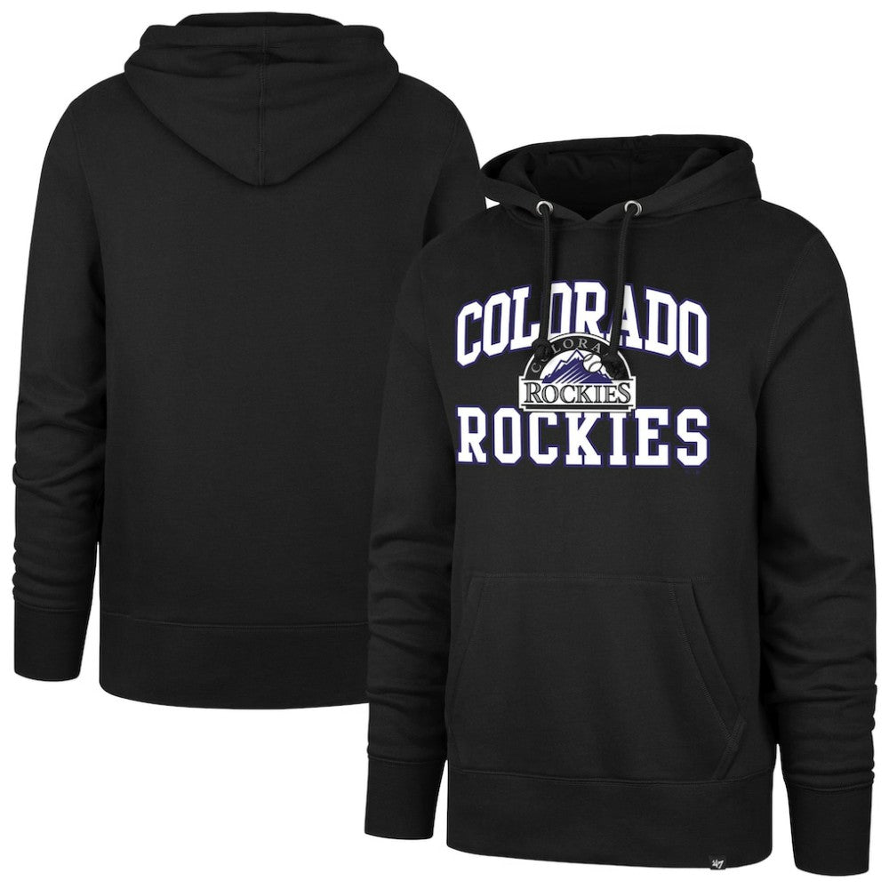 Colorado Rockies '47 Velocity Headline Pullover Hoodie - MLB Hoodies