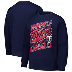 Minnesota Twins Stitches Lightweight Crew Sweatshirt - MLB Sweatshirts