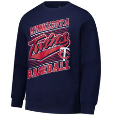 Minnesota Twins Stitches Lightweight Crew Sweatshirt - MLB Sweatshirts