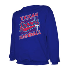Texas Rangers Stitches Lightweight Crew Sweatshirt - MLB Sweatshirts