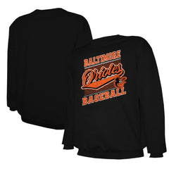 Baltimore Orioles Stitches Lightweight Crew Sweatshirt - MLB Sweatshirts