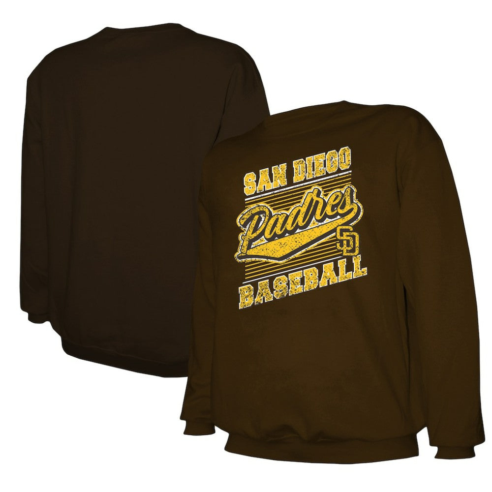 San Diego Padres Stitches Lightweight Crew Sweatshirt - MLB Sweatshirts