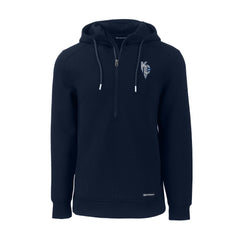 Kansas City Royals Cutter & Buck Roam Eco Recycled Half-Zip Pullover Hoodie - MLB Hoodies