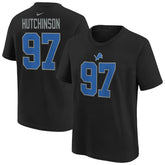 Detroit Lions Aidan Hutchinson Player Name & Number T-Shirt | NFL Outlet