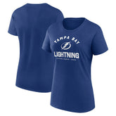 Tampa Bay Lightning Logo Athletic Women's Unrivaled T-Shirt - NHL T-shirts