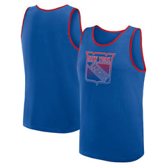 New York Rangers Logo Athletic Unmatched Success Tank Top - NHL Tank Top