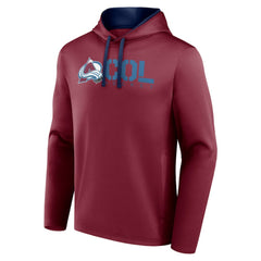 Colorado Avalanche Logo Athletic Head Start Pullover Hoodie - NHL Hoodies