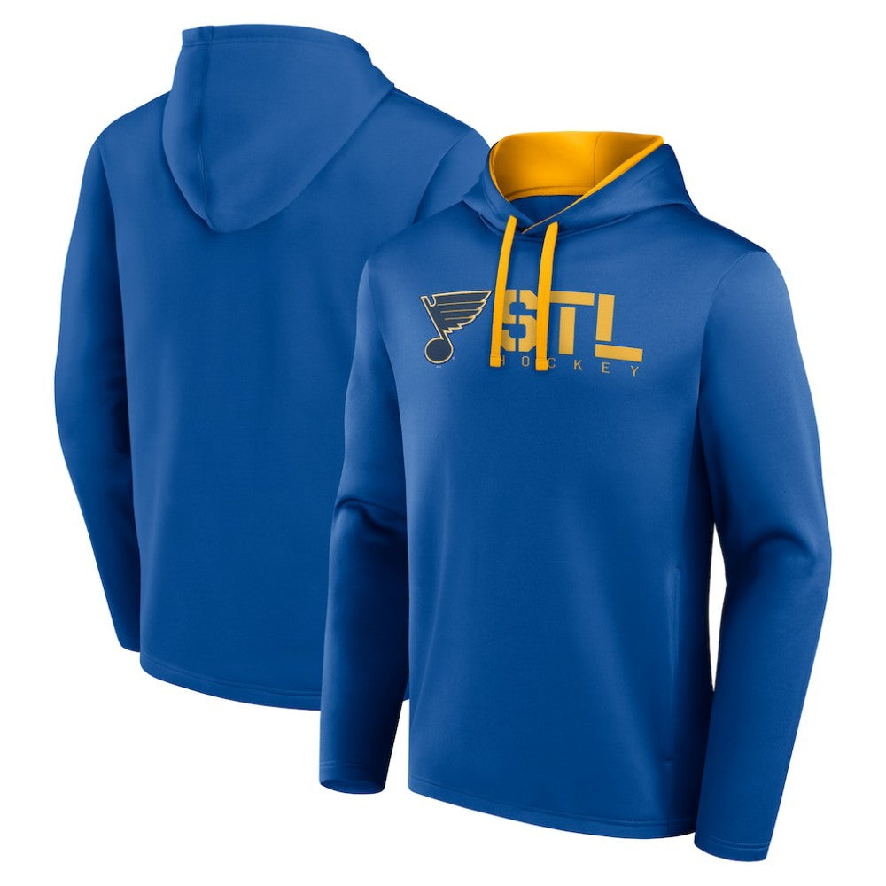 St. Louis Blues Logo Athletic Head Start Pullover Hoodie - NHL Hoodies