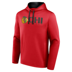 Chicago Blackhawks Logo Athletic Head Start Pullover Hoodie - NHL Hoodies