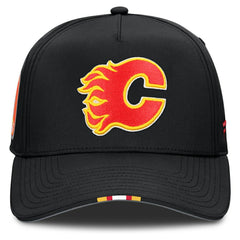 Calgary Flames Fanatics 2025 NHL Draft Authentic Pro On-Stage Podium A-Frame Adjustable Hat - NHL Hats