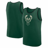 Hunter Green Milwaukee Bucks Logo Athletic Unmatched Success Tank Top | NBA
