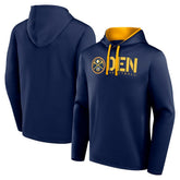 Navy Denver Nuggets Logo Athletic Head Start Pullover Hoodie sale | NBA