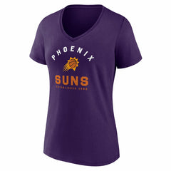 Purple Phoenix Suns Logo Athletic Women's Unrivaled V-Neck T-Shirt | NBA