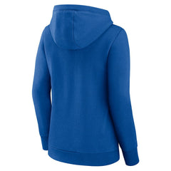 Royal Philadelphia 76ers Logo Athletic Women's Triumphant V-Neck Pullover Hoodie | NBA