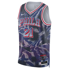 Navy Joel Embiid Philadelphia 76ers Unisex 2025 Select Series Swingman Player Jersey | NBA
