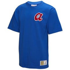 Hank Aaron Atlanta Braves Mitchell & Ness Legends Collection Vintage Logo T-Shirt - MLB T-shirts