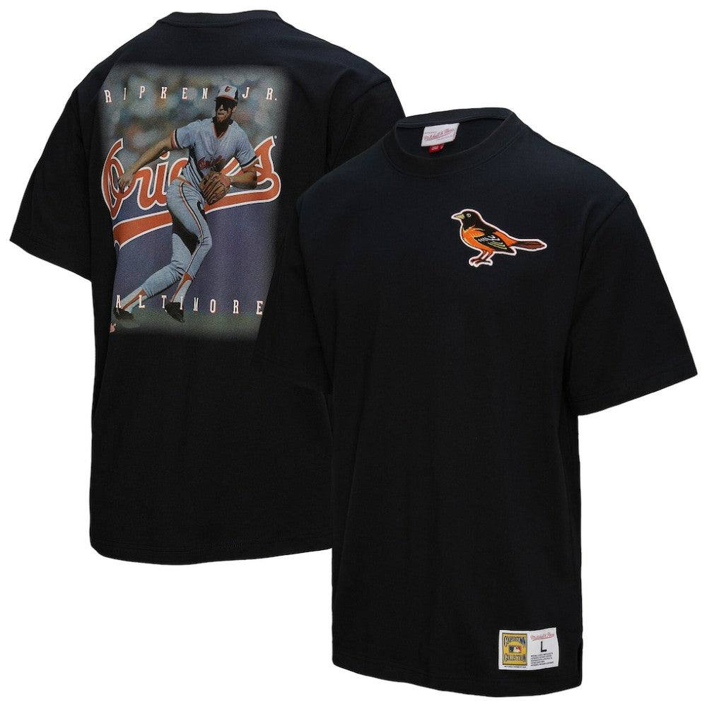 Cal Ripken Jr. Baltimore Orioles Mitchell & Ness Legends Collection Vintage Logo T-Shirt - MLB T-shirts