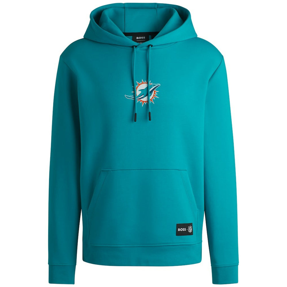 Miami Dolphins Hugo Boss Unisex Woodson Tri-Blend Hoodie | NFL Outlet