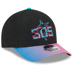 Miami Marlins New Era 2025 City Connect 9FORTY M-Crown Adjustable Hat - MLB Hats