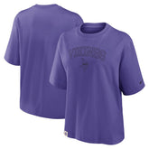 Minnesota Vikings Women's Glory Arch Boxy T-Shirt | NFL Discount