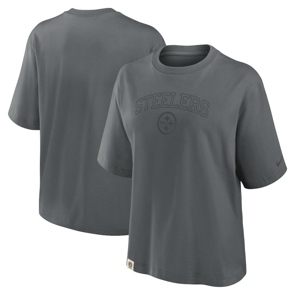 Pittsburgh Steelers Women's Glory Arch Boxy T-Shirt | NFL US