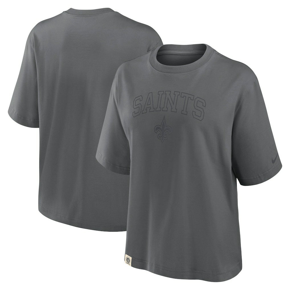 New Orleans Saints Women's Glory Arch Boxy T-Shirt | NFL Online