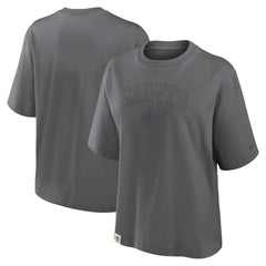 New Orleans Saints Women's Glory Arch Boxy T-Shirt | NFL Online