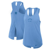 Los Angeles Chargers Women's Glory Open-Back Crisscross Dri-FIT Tank Top | NFL Hot