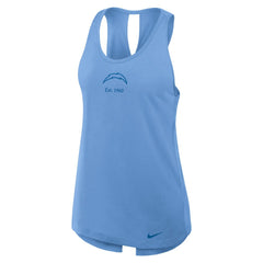 Los Angeles Chargers Women's Glory Open-Back Crisscross Dri-FIT Tank Top | NFL Hot